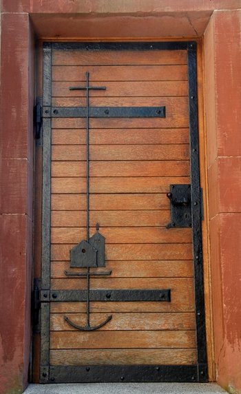 Sakristeitür St. Mauritius - Wollmesheim Sakristeitür St. Mauritius - Wollmesheim